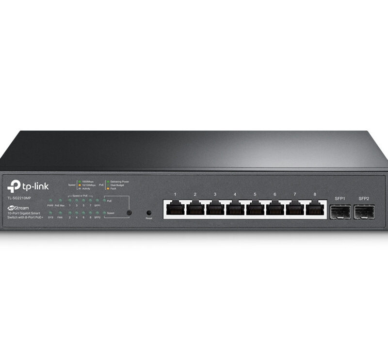 Omada - JetStream 10-Port Gigabit Smart Switch with 8-Port PoE+
